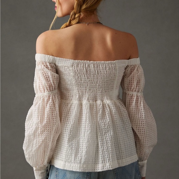 Anthropologie Tops - Maeve Off-The-Shoulder Blouse